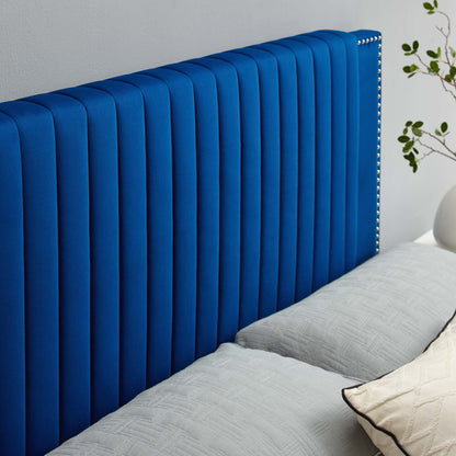 Felicity Channel Tufted Performance Velvet Headboard by Modway