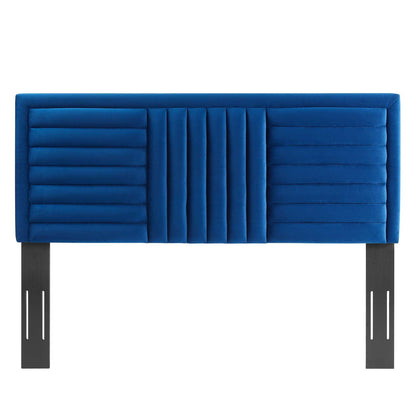 Believe Channel Tufted Performance Velvet Headboard By HouseBean