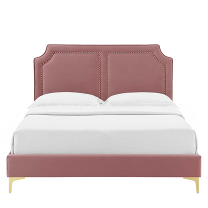 Novi Performance Velvet Bed by Modway