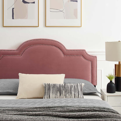 Aviana Performance Velvet Bed With Gold Legs by Modway