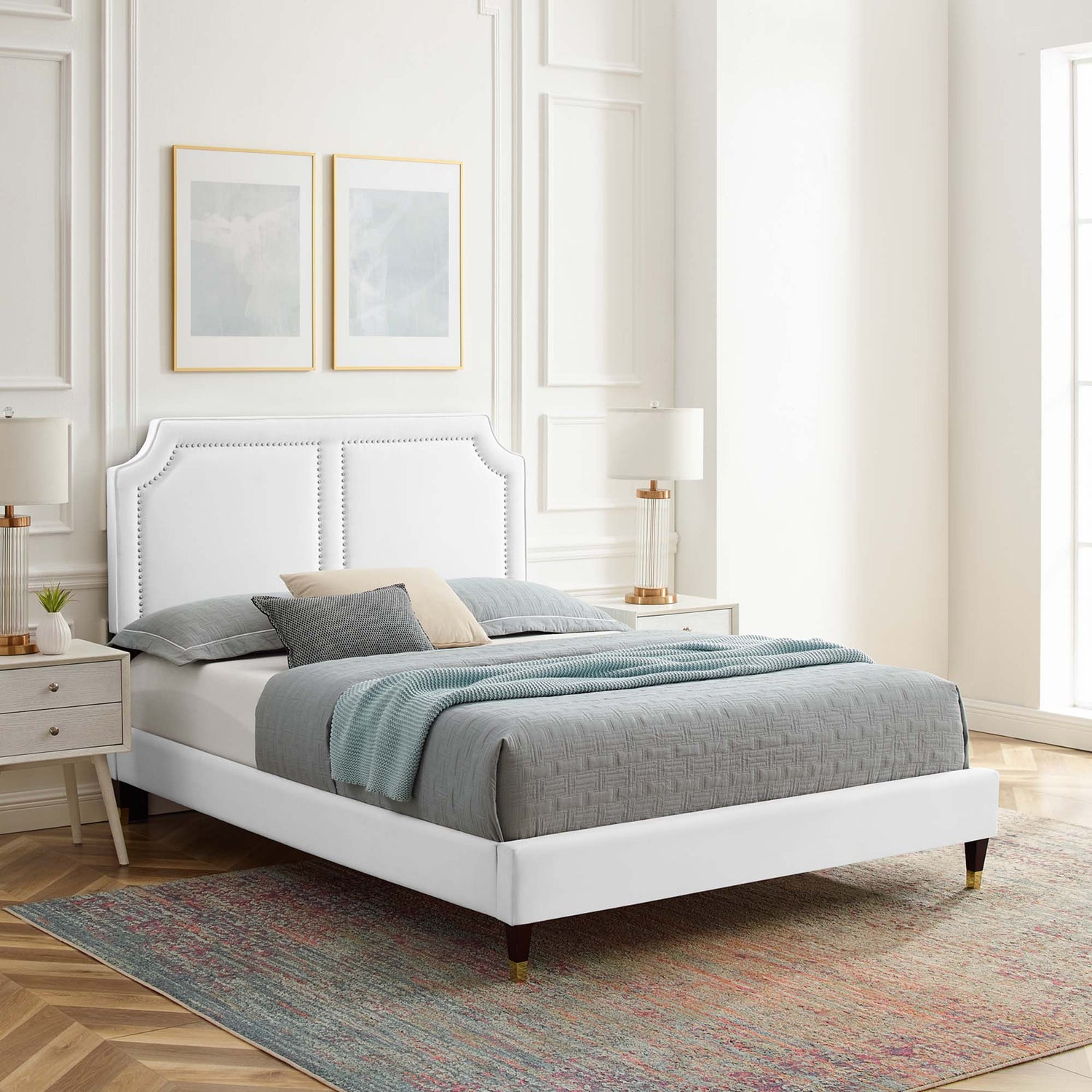 Novi Performance Velvet Bed by Modway