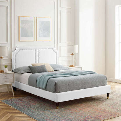 Novi Performance Velvet Bed by Modway