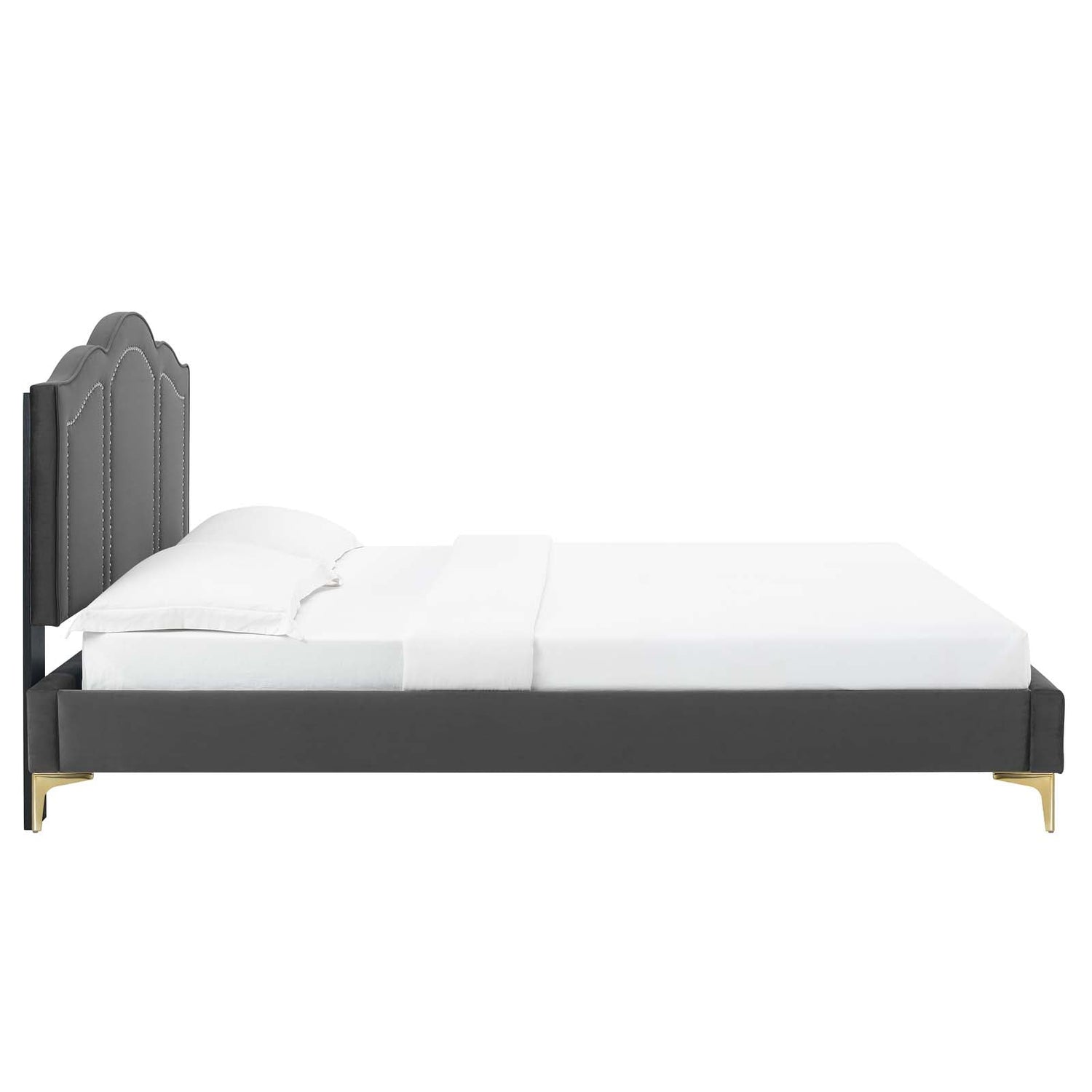 Emerson Performance Velvet Platform Bed By HouseBean