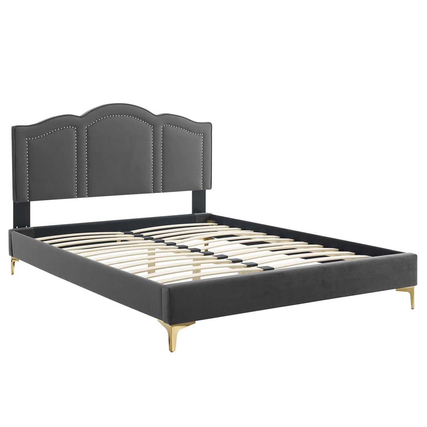 Emerson Performance Velvet Platform Bed By HouseBean