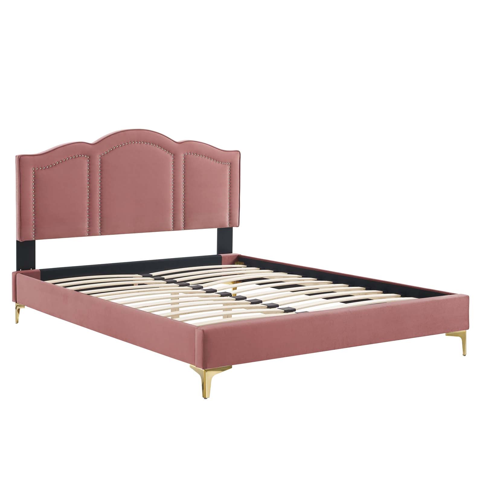 Emerson Performance Velvet Platform Bed By HouseBean