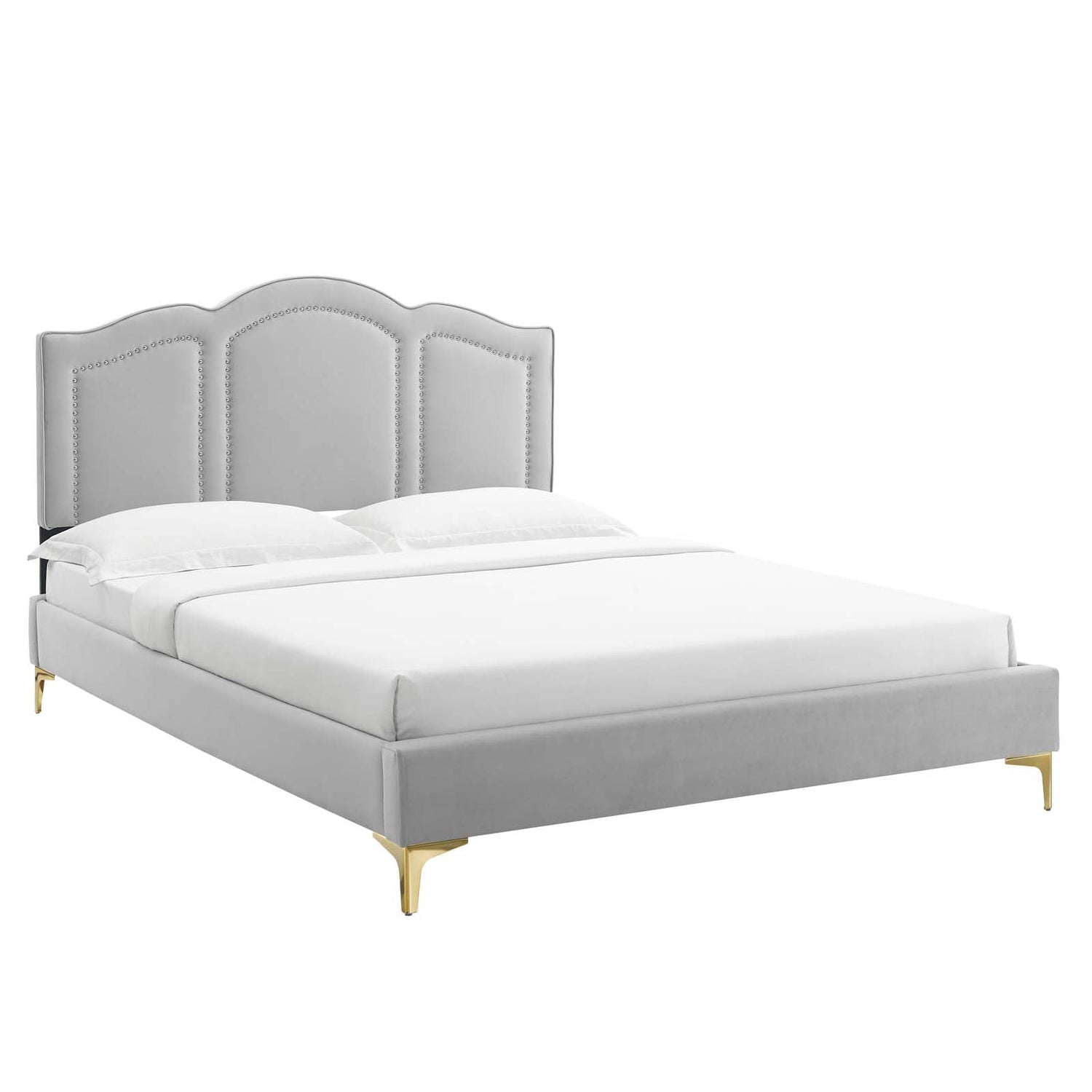 Emerson Performance Velvet Platform Bed By HouseBean