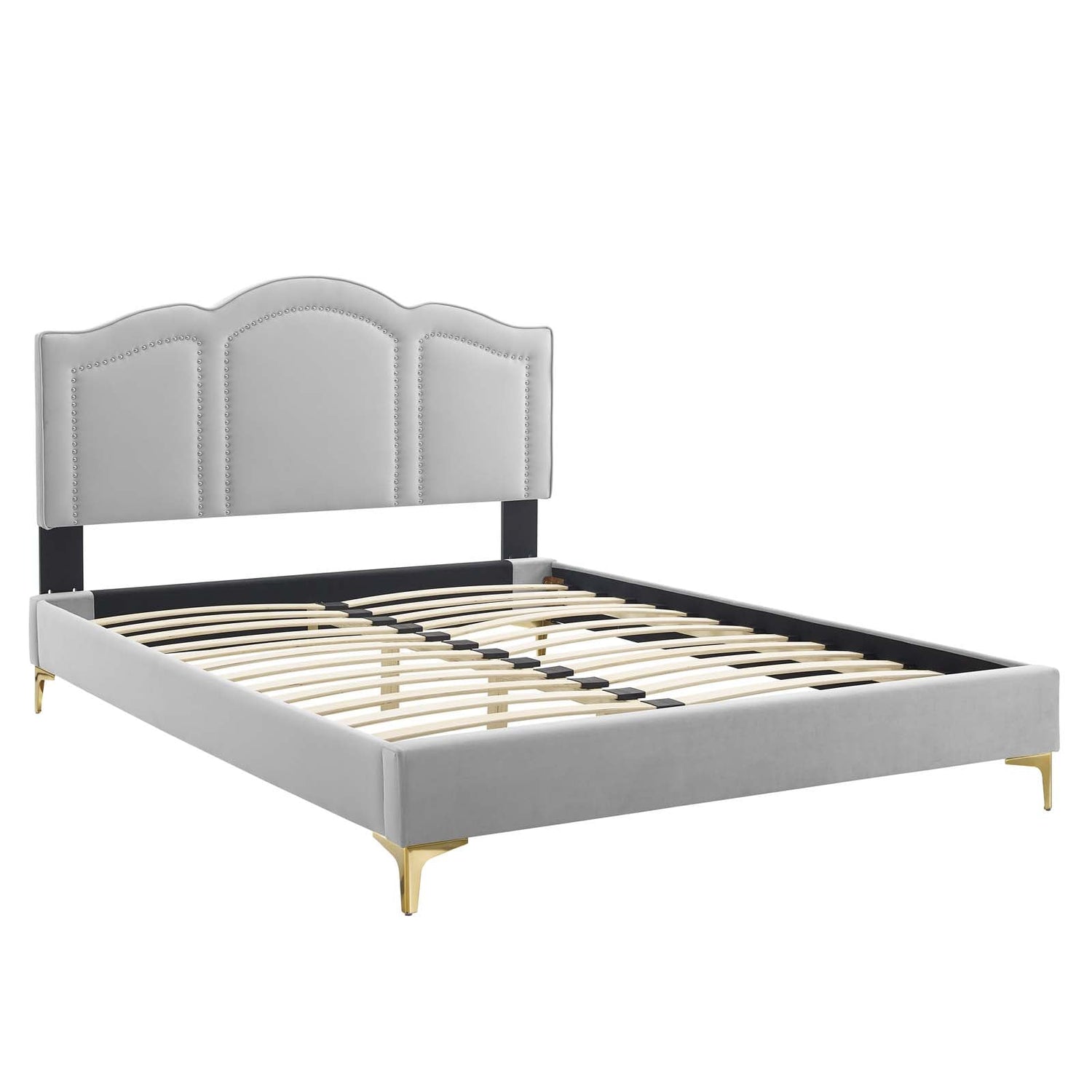 Emerson Performance Velvet Platform Bed By HouseBean