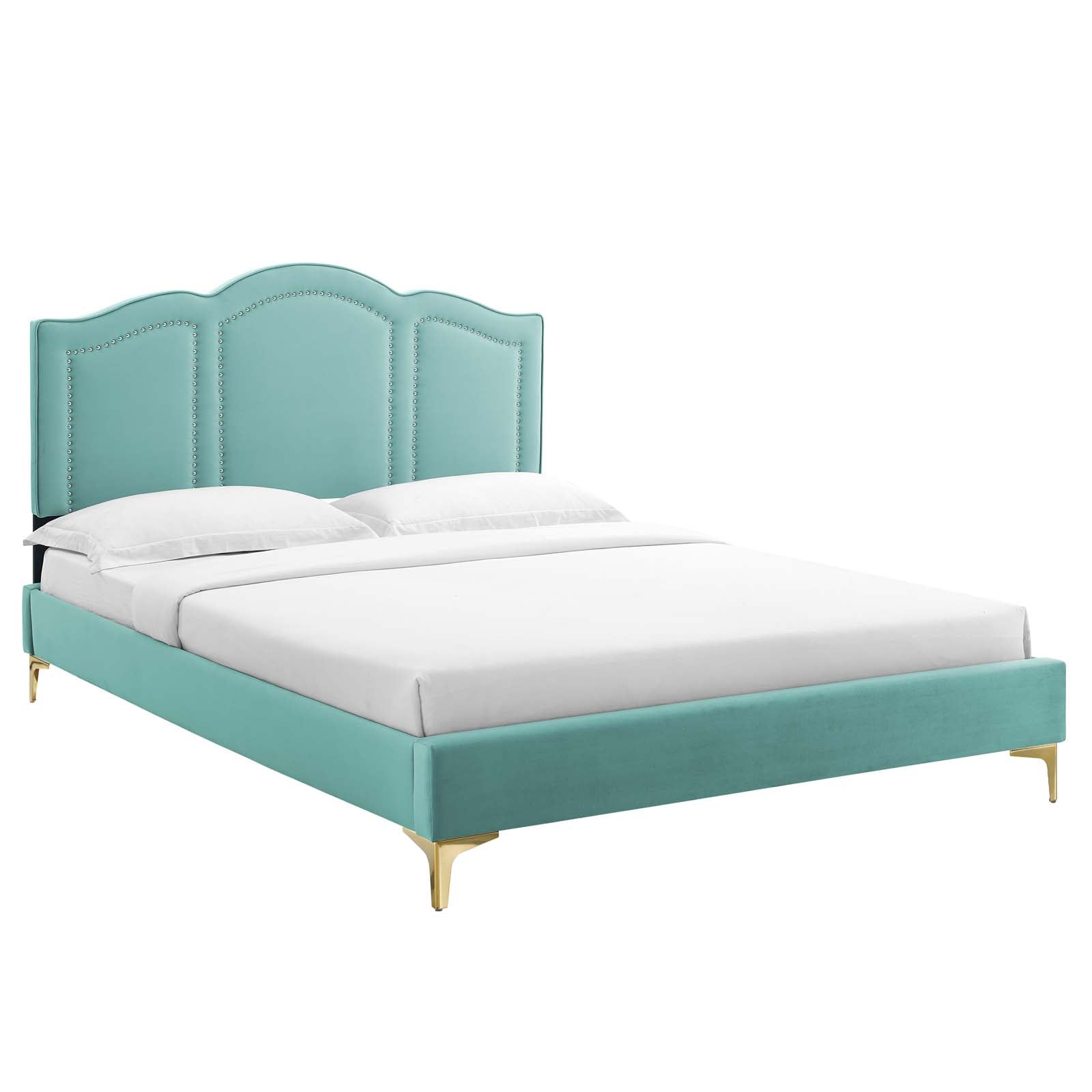 Emerson Performance Velvet Platform Bed By HouseBean