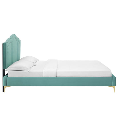 Emerson Performance Velvet Platform Bed By HouseBean