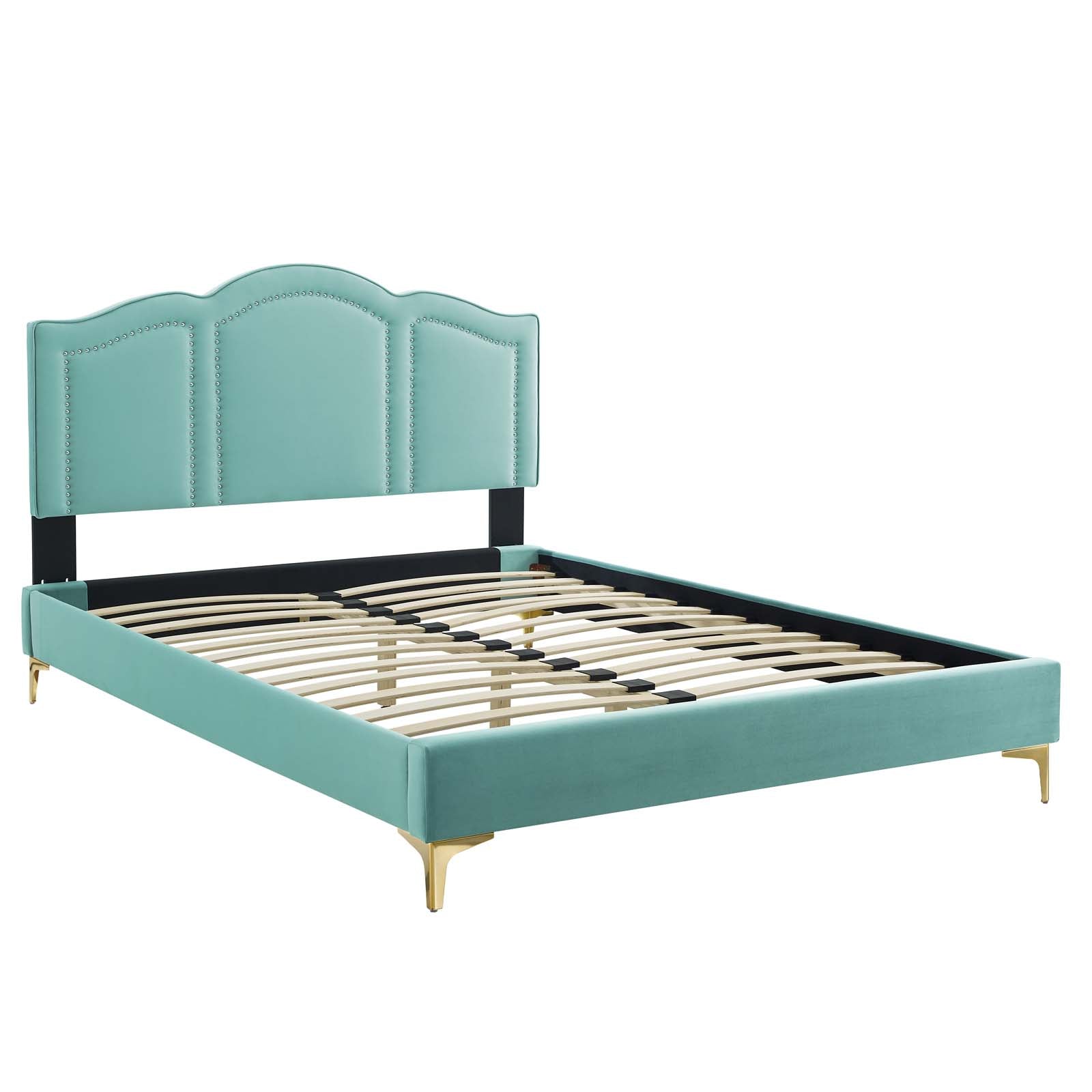 Emerson Performance Velvet Platform Bed By HouseBean