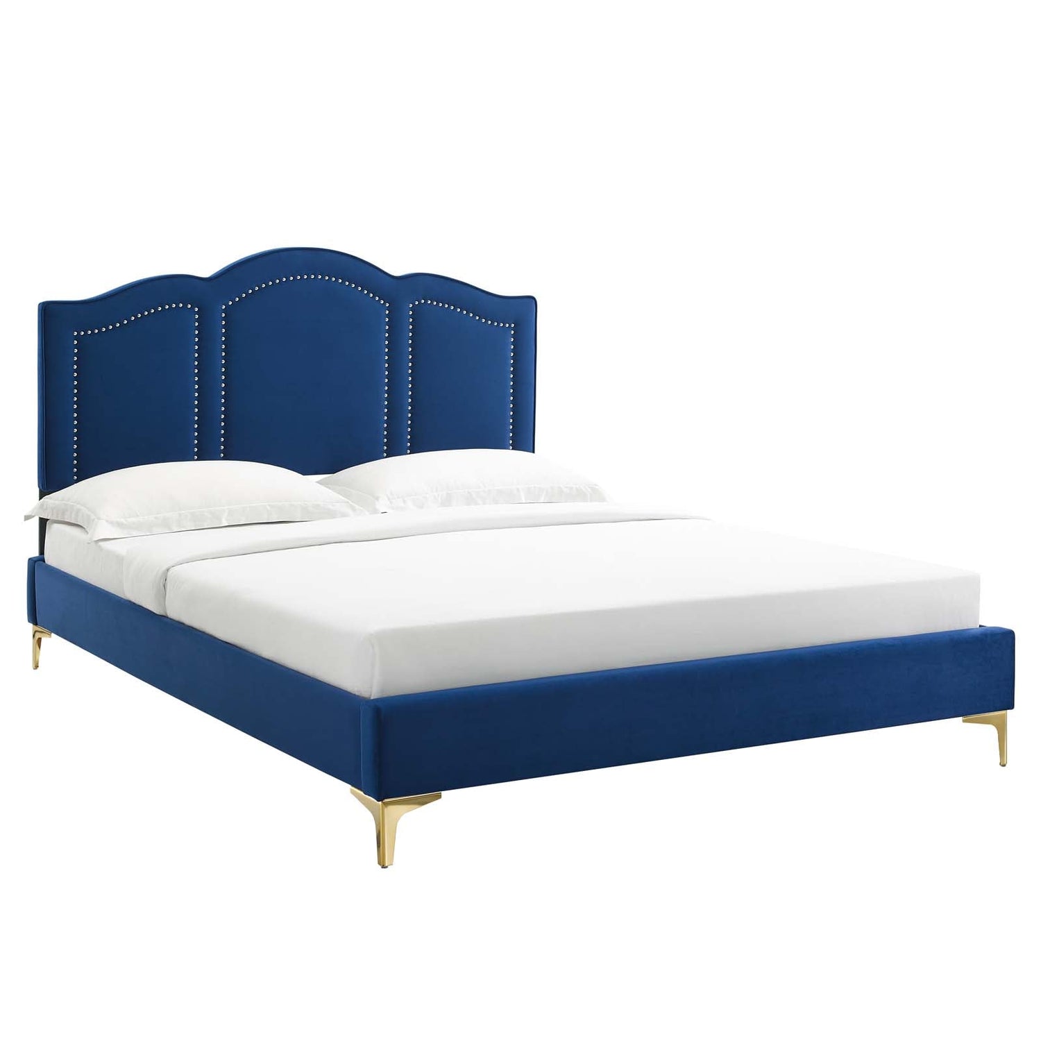 Emerson Performance Velvet Platform Bed By HouseBean