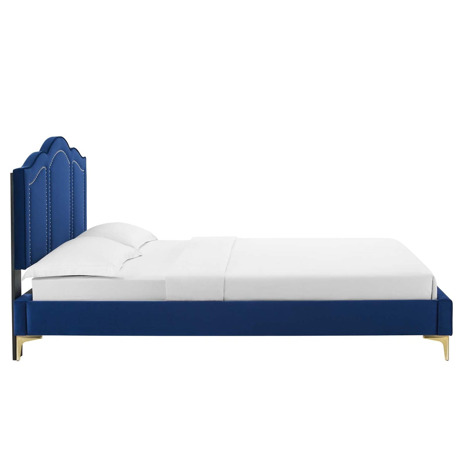 Emerson Performance Velvet Platform Bed By HouseBean