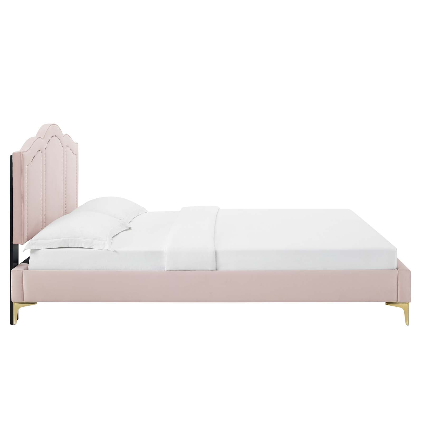 Emerson Performance Velvet Platform Bed By HouseBean