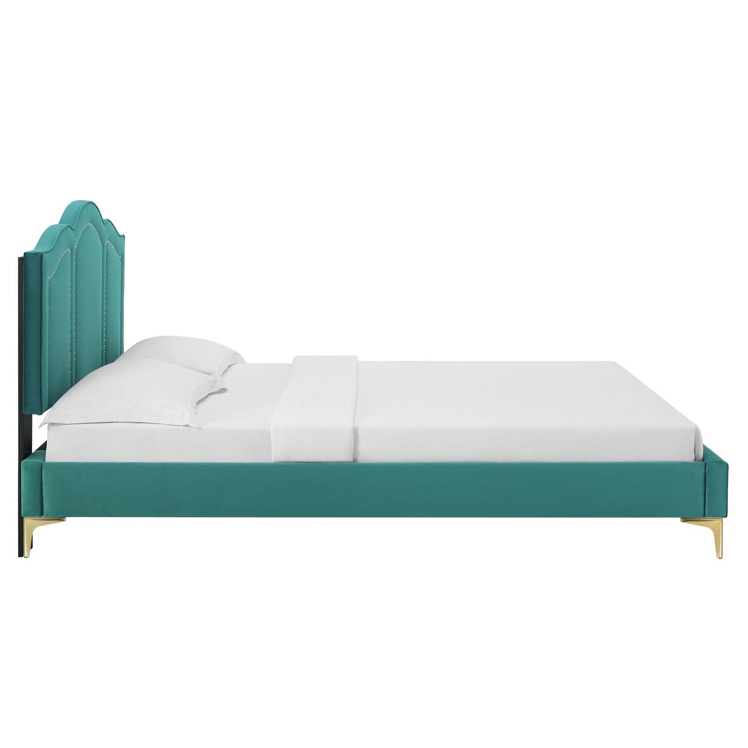 Emerson Performance Velvet Platform Bed By HouseBean