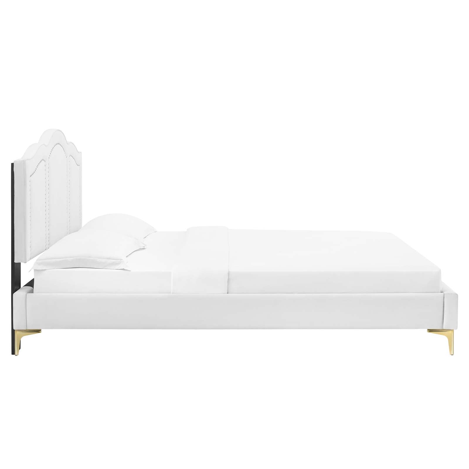 Emerson Performance Velvet Platform Bed By HouseBean