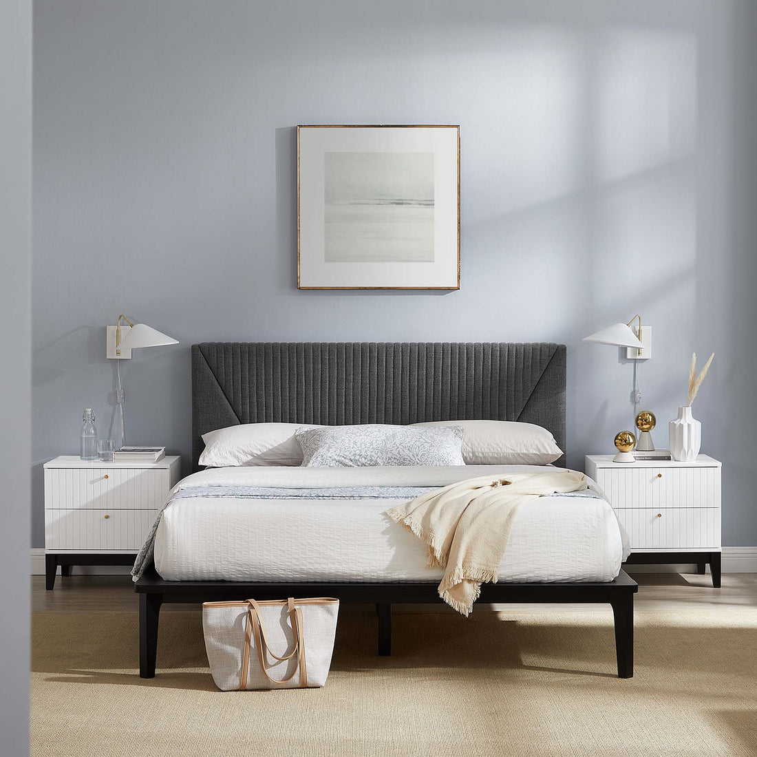 Dakota 3 Piece Upholstered Bedroom Set by Modway