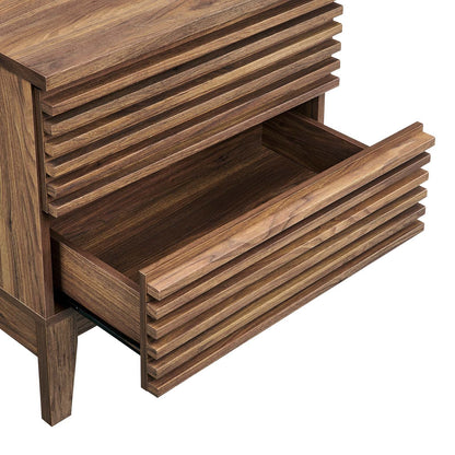 Render Two-Drawer Nightstand By HouseBean