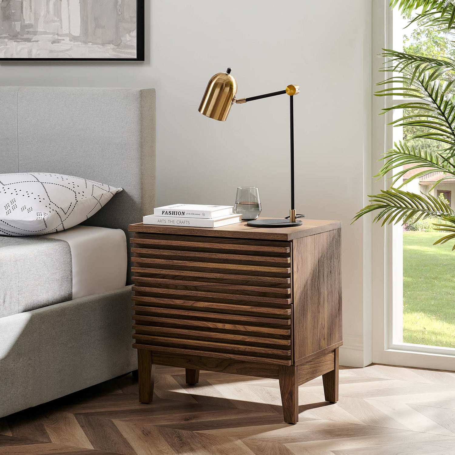 Render Two-Drawer Nightstand By HouseBean