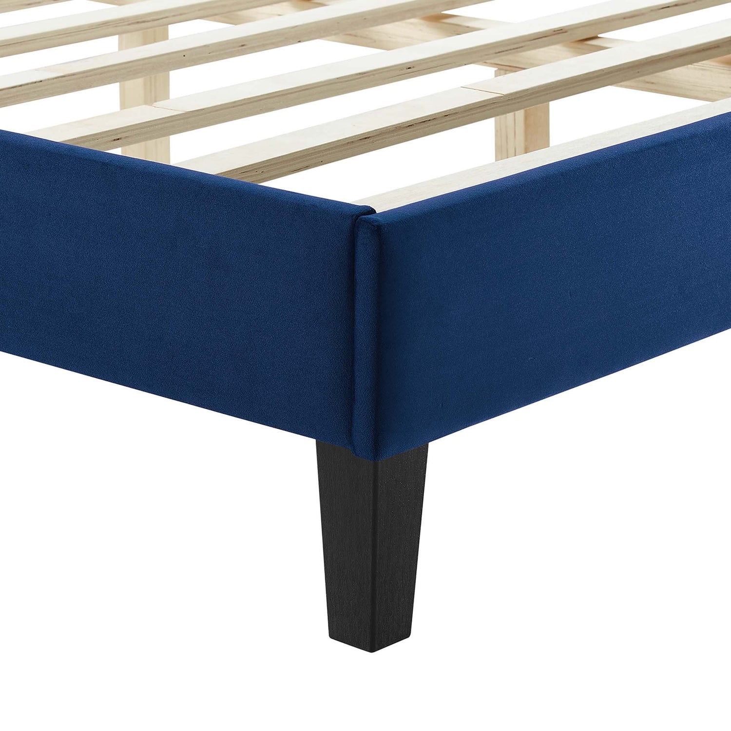 Leah Chevron Tufted Performance Velvet Platform Bed by Modway