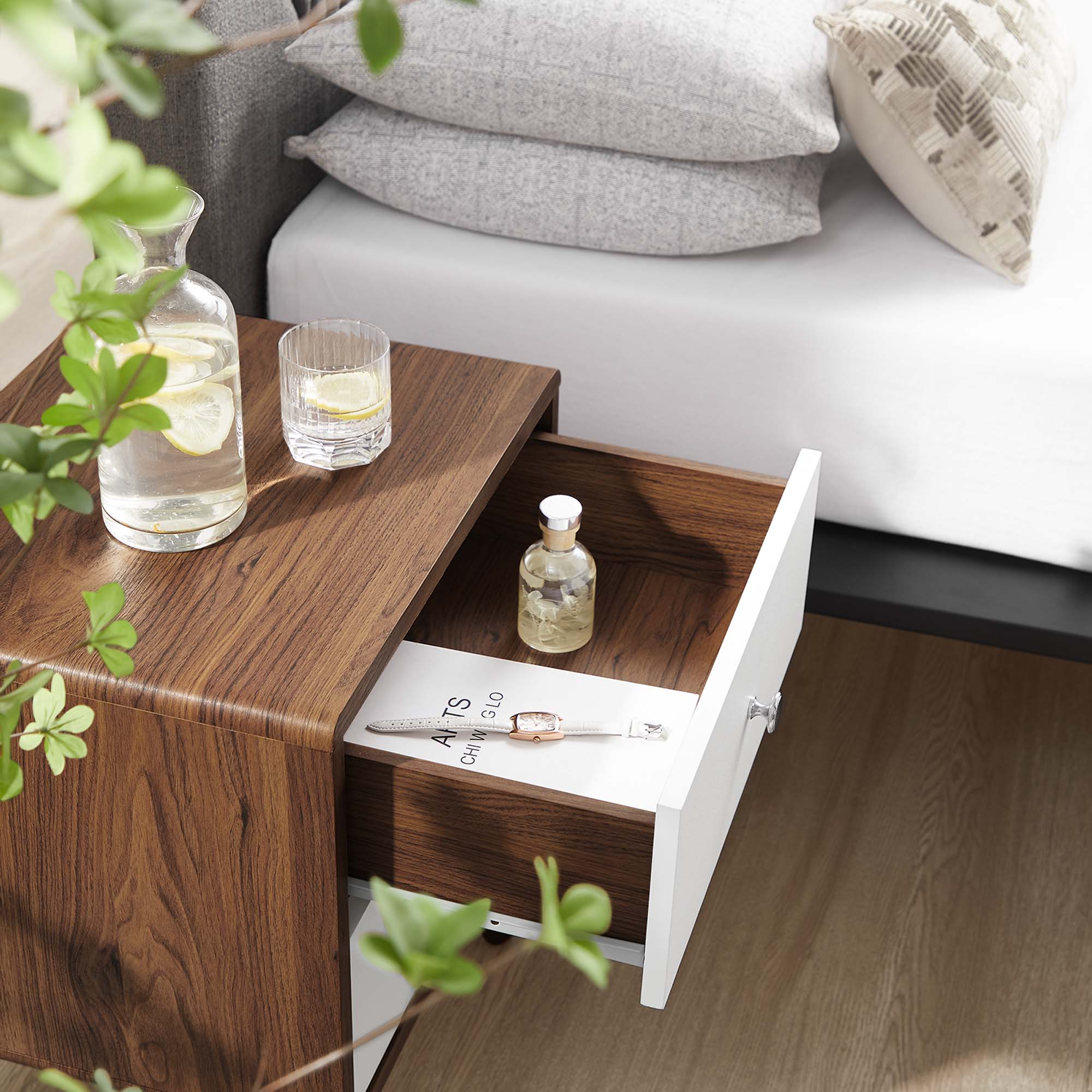 Transmit 2-Drawer Nightstand by Modway