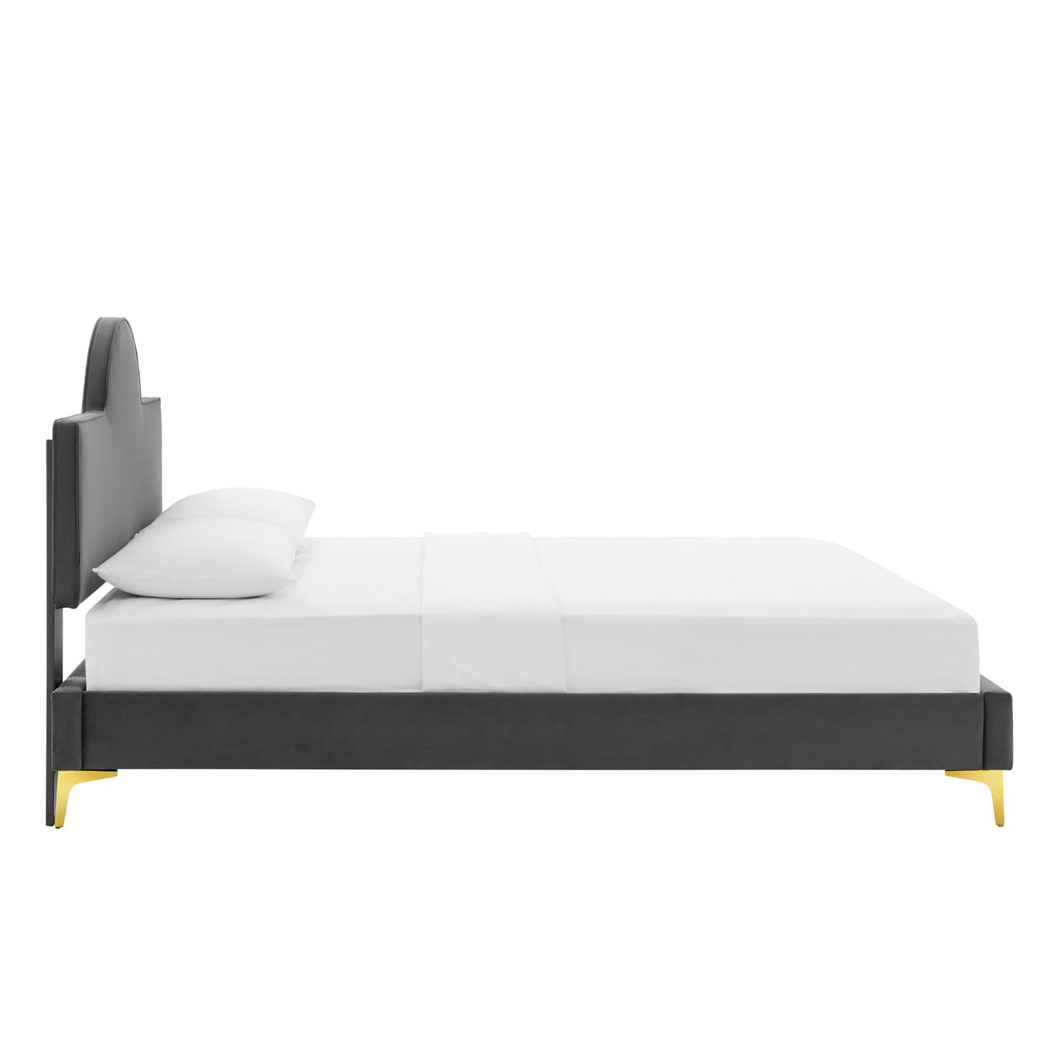 Sunny Performance Velvet Bed by Modway