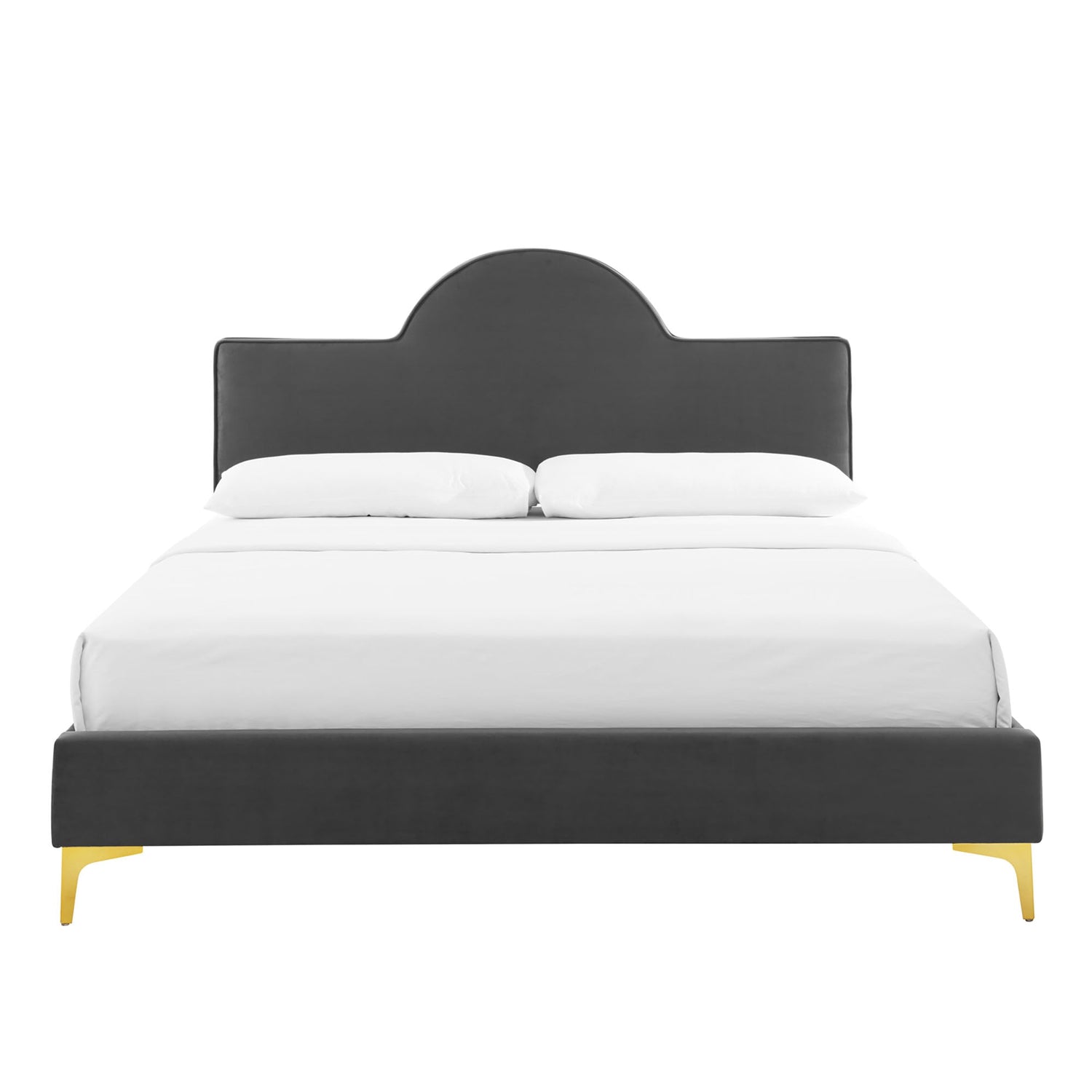 Sunny Performance Velvet Bed by Modway