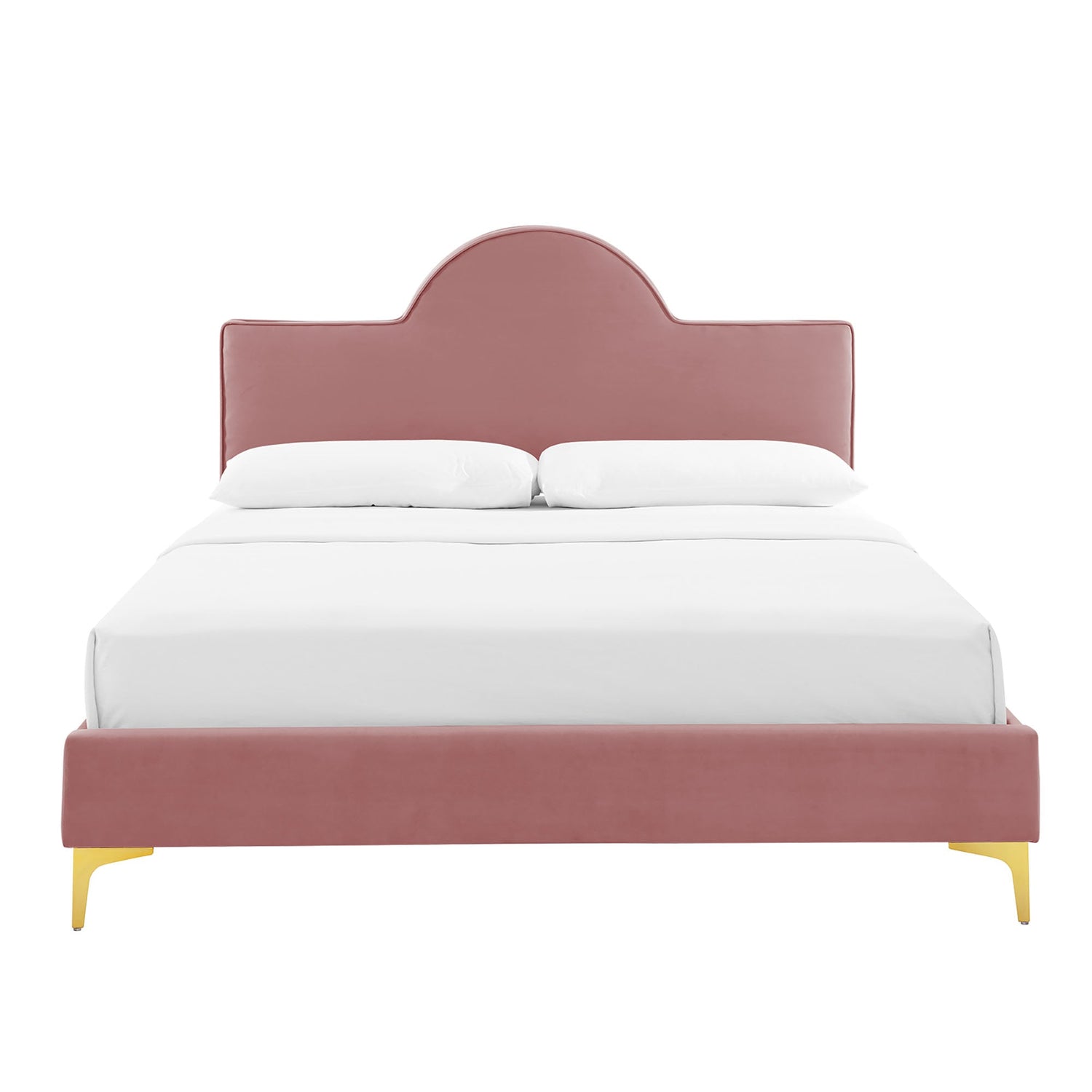 Sunny Performance Velvet Bed by Modway