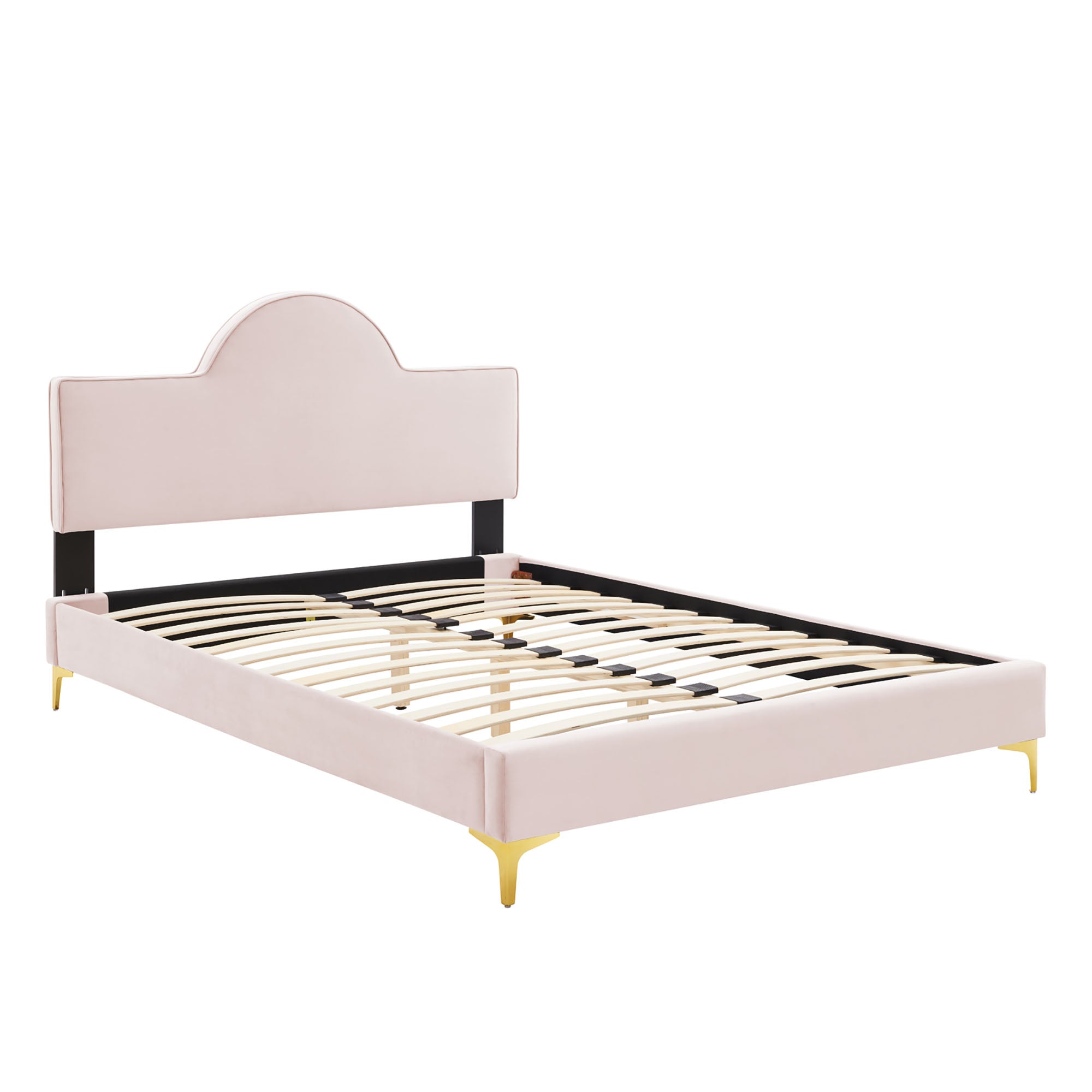 Sunny Performance Velvet Bed by Modway