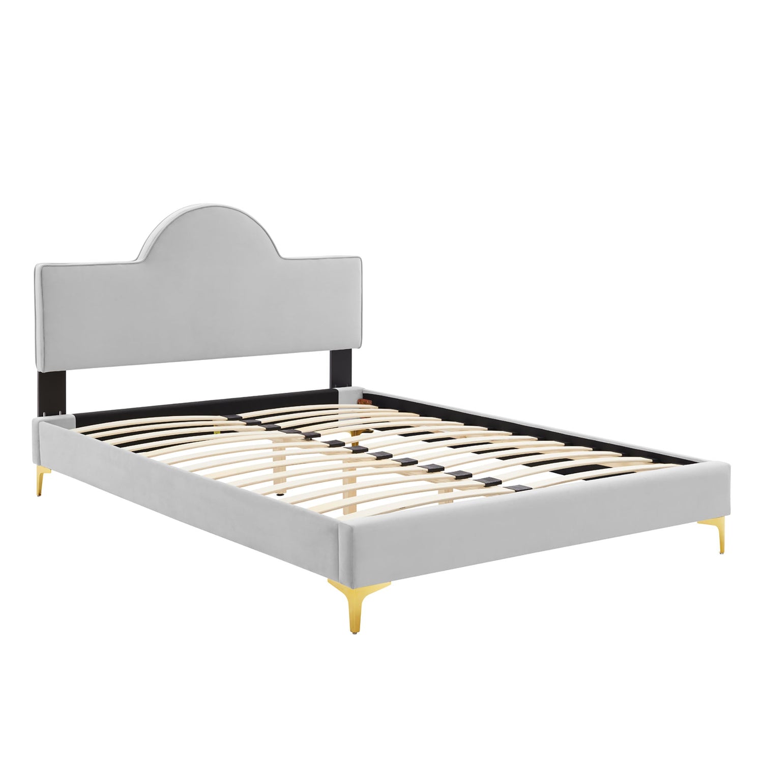 Sunny Performance Velvet Bed by Modway