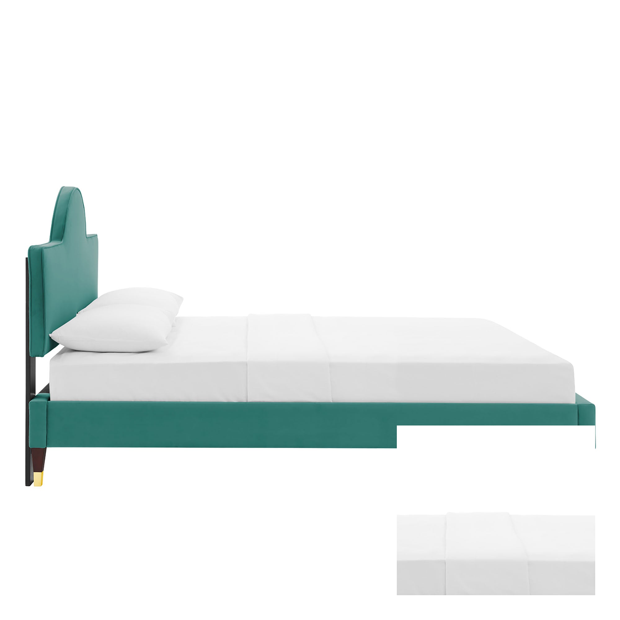 Aurora Performance Velvet Bed by Modway