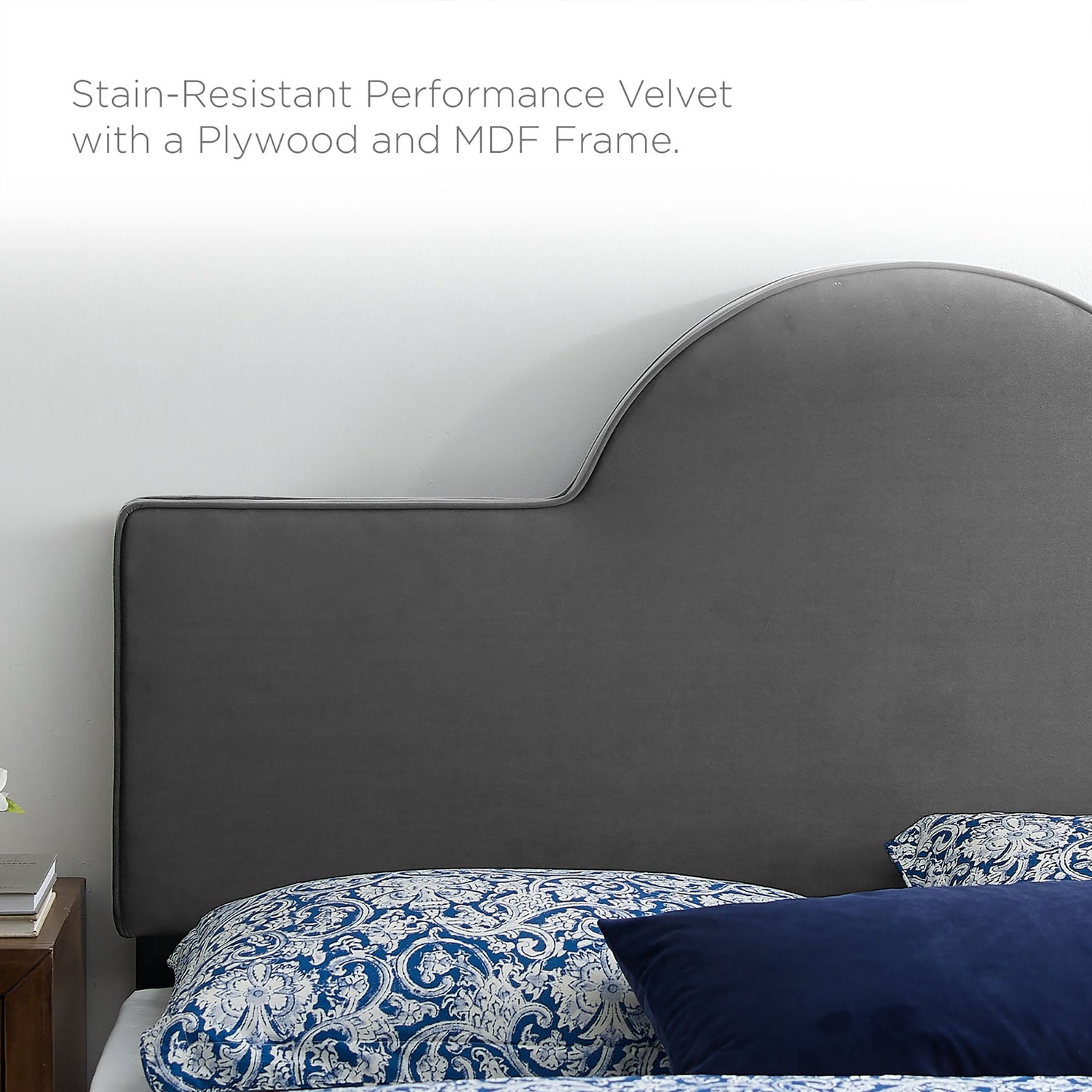 Aurora Performance Velvet Bed by Modway