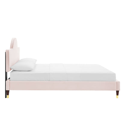 Aurora Performance Velvet Bed by Modway