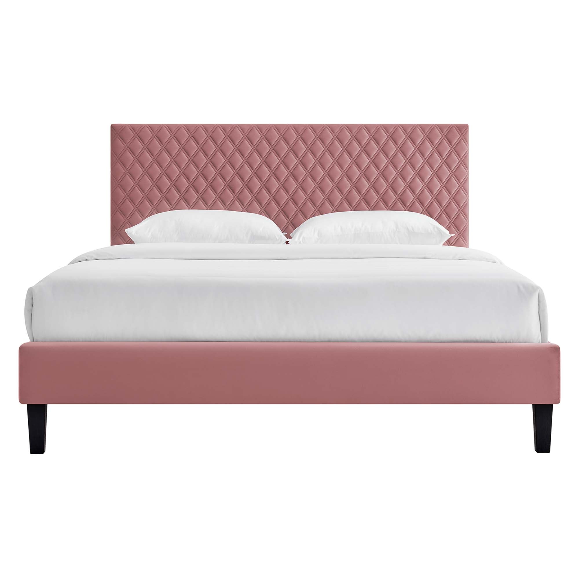 Garcelle Performance Velvet Platform Bed by Modway