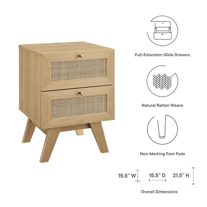 Soma 2-Drawer Nightstand By HouseBean