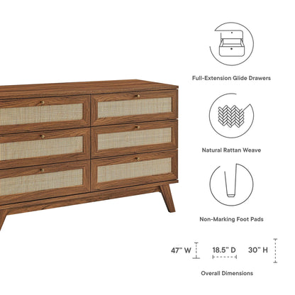 Soma 6-Drawer Dresser by Modway