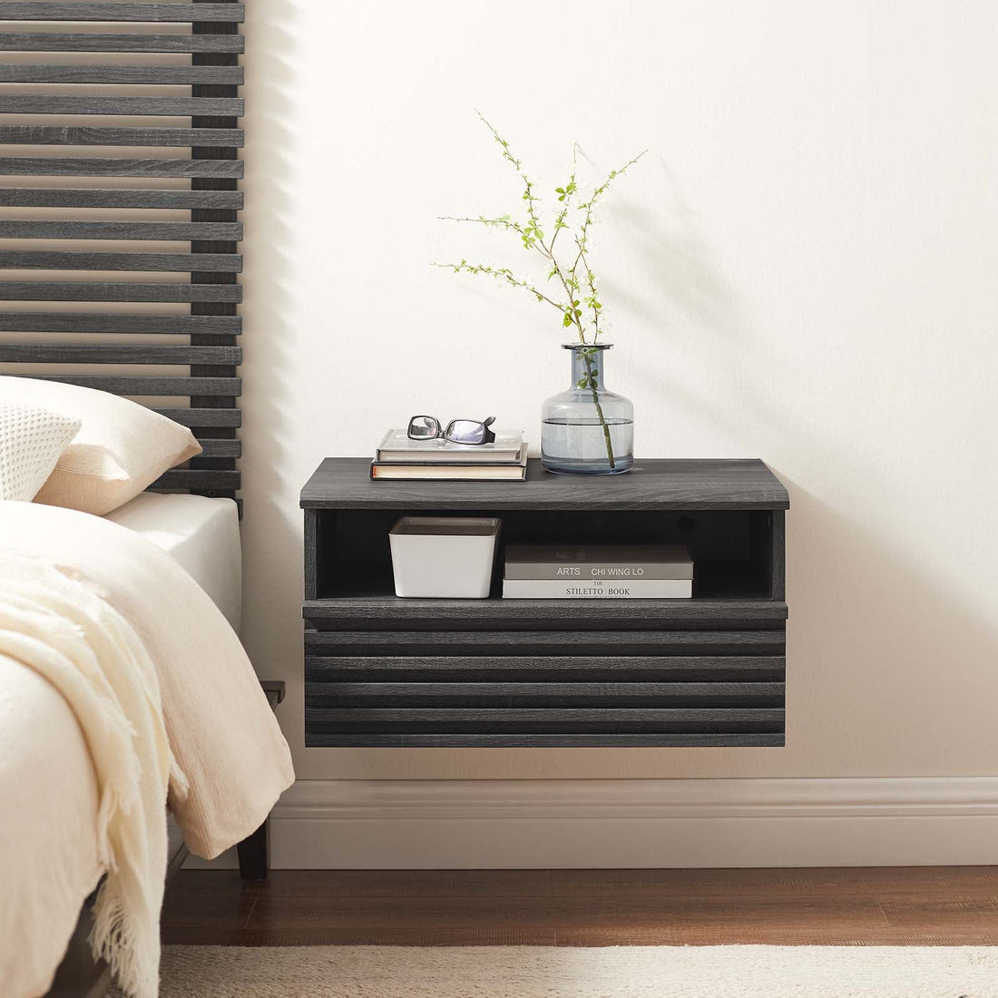 Render Wall-Mount Nightstand By HouseBean