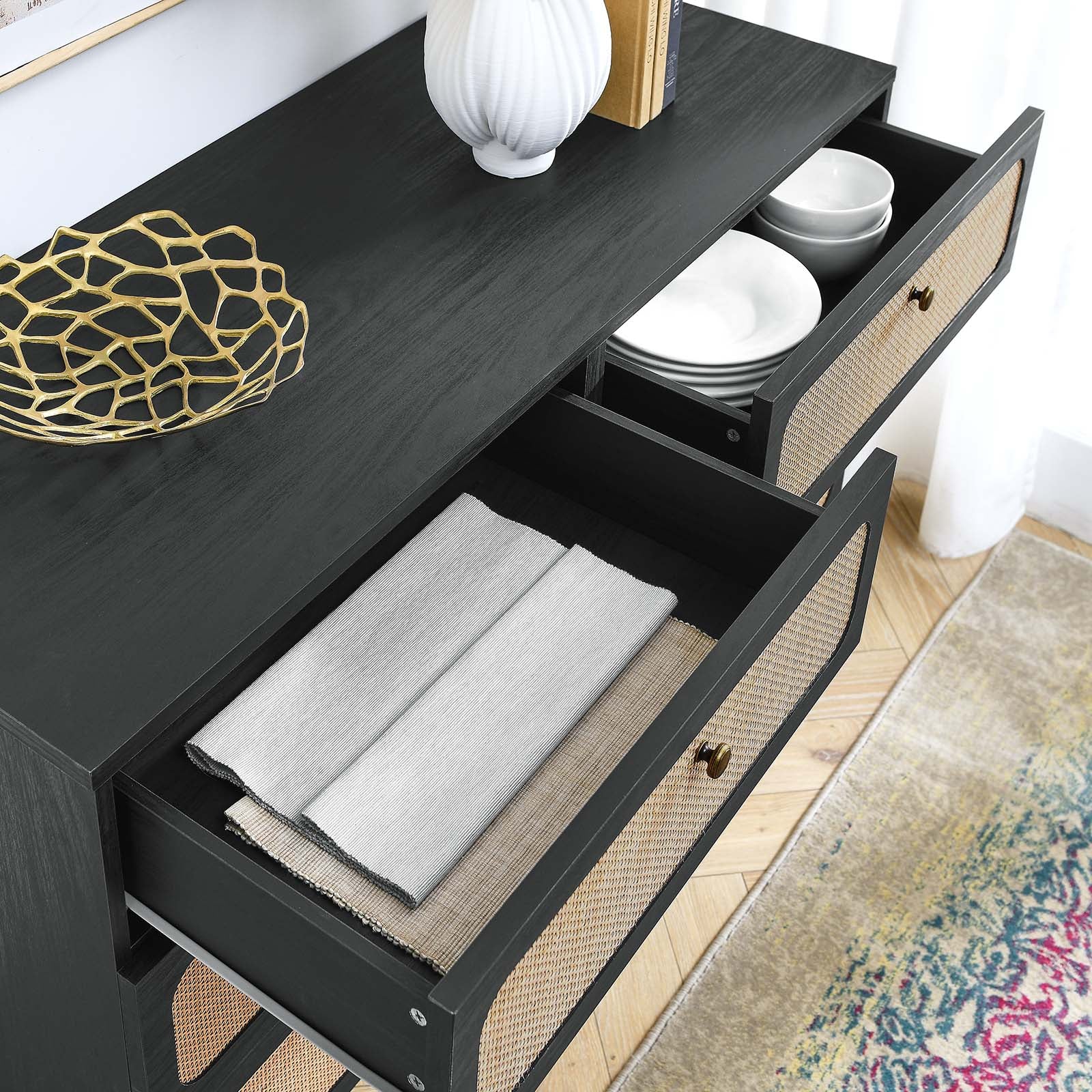 Chaucer 6-Drawer Compact Dresser By HouseBean