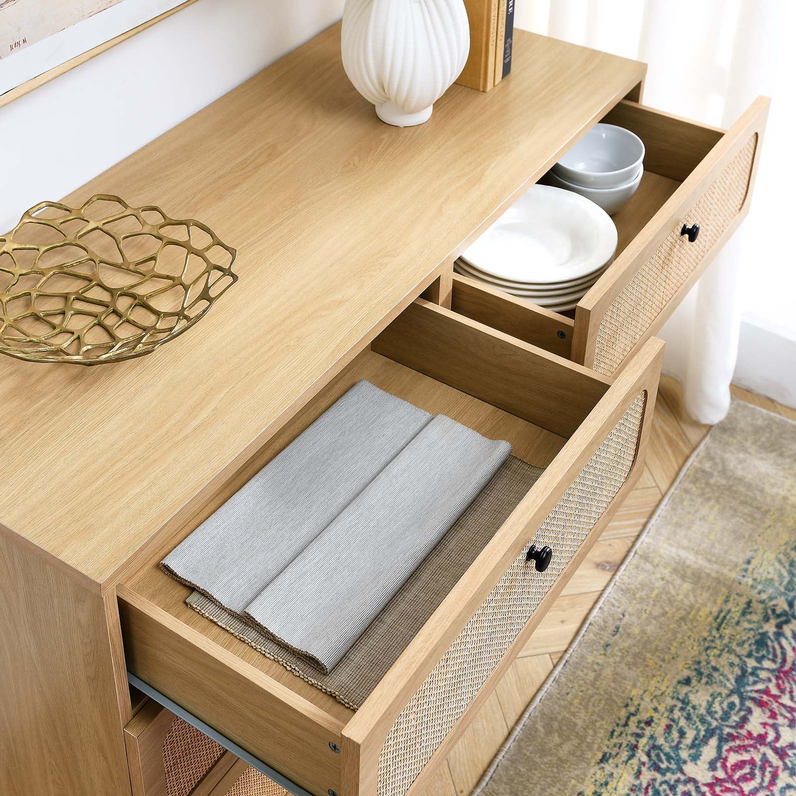 Chaucer 6-Drawer Compact Dresser By HouseBean