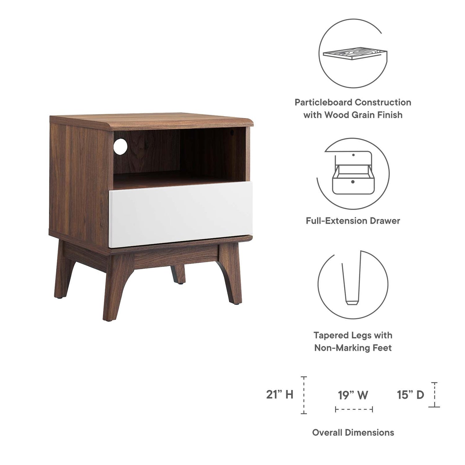 Envision Nightstand By HouseBean