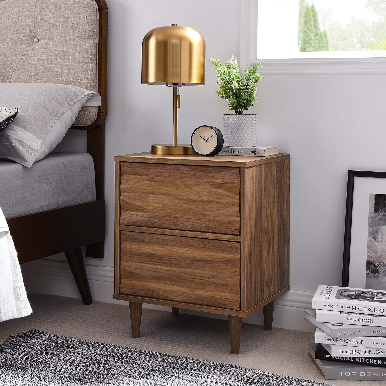 Vespera 2-Drawer Nightstand By HouseBean