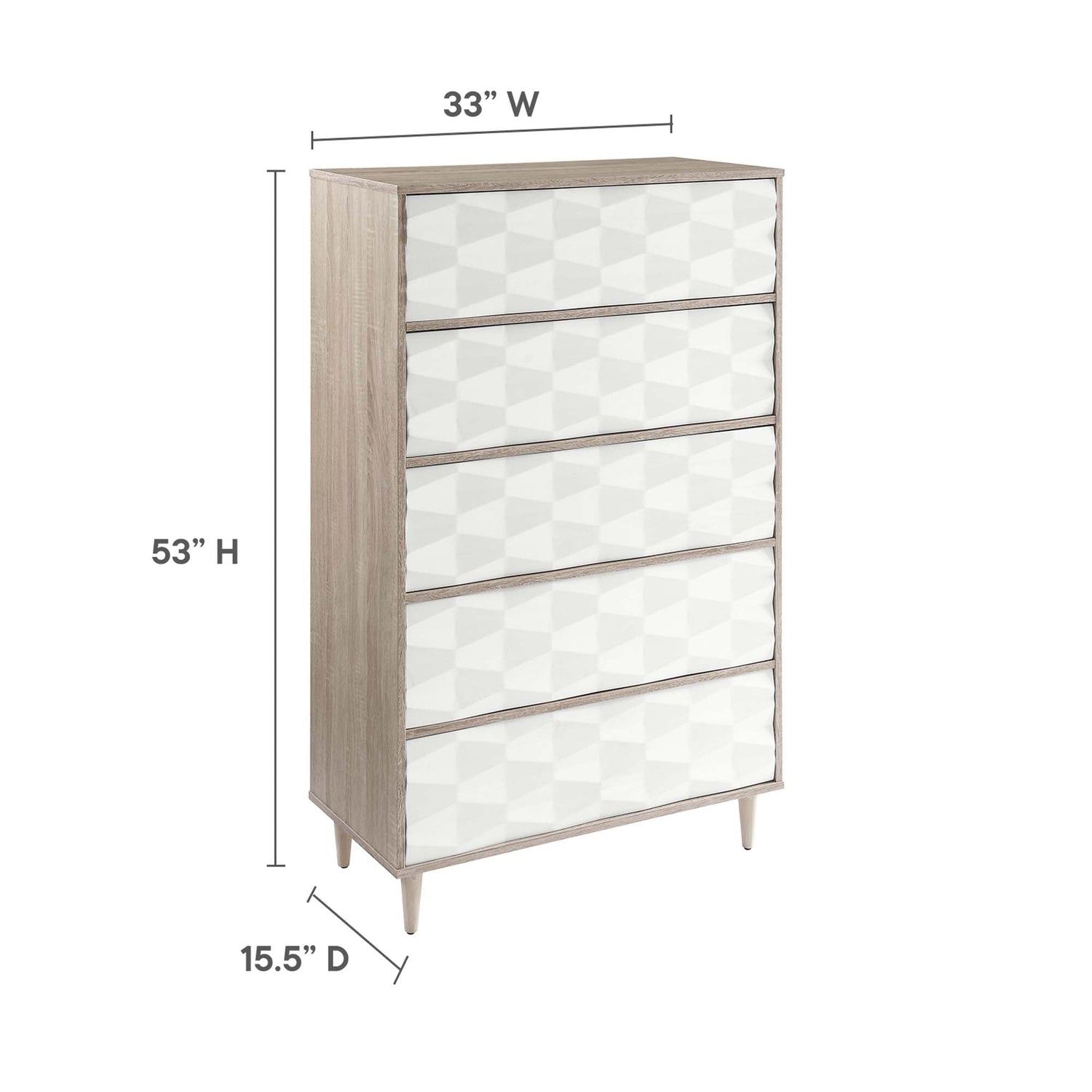 Vespera 5-Drawer Chest by Modway