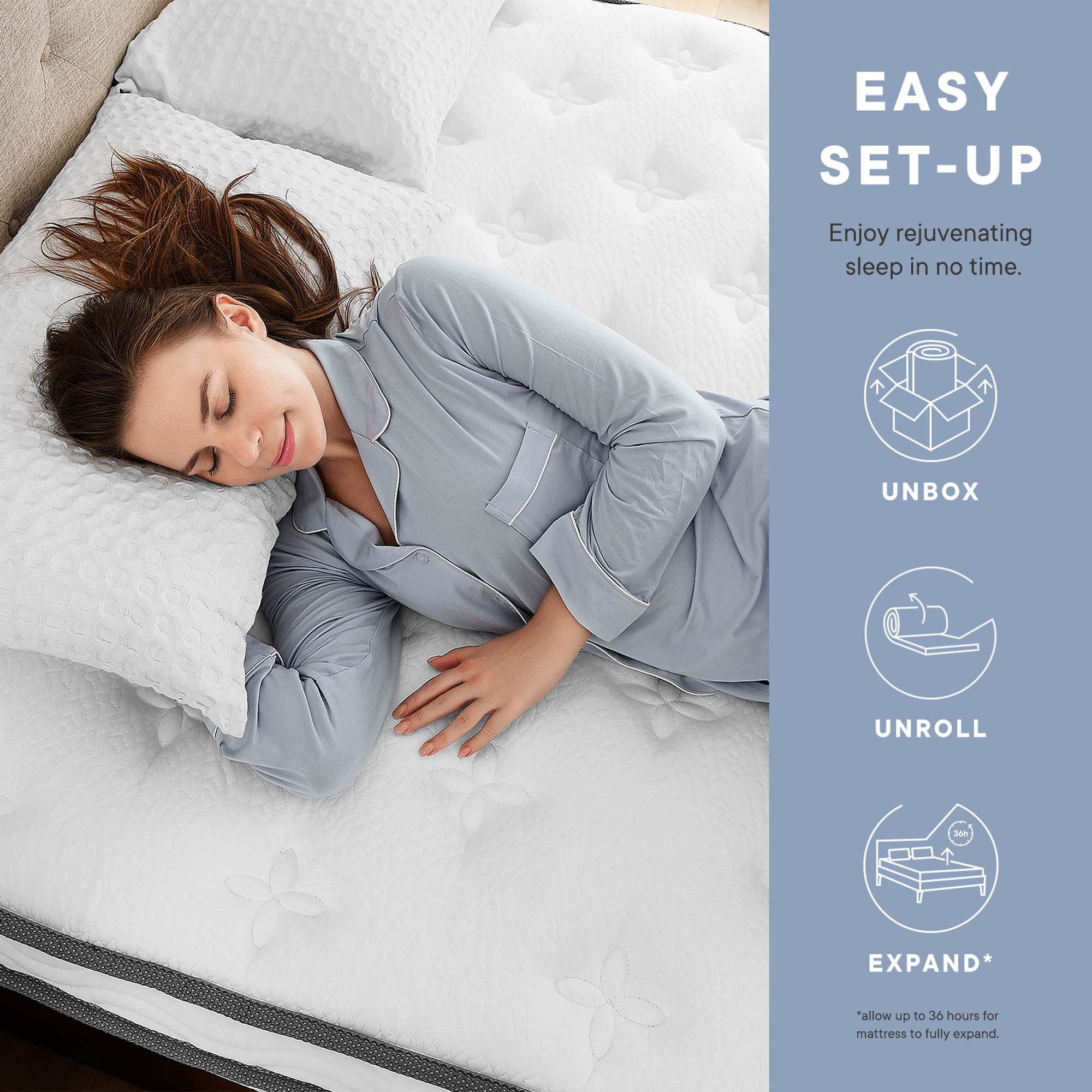 Jenna Innerspring and Foam Mattress by Modway