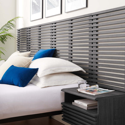 Render Wall Mount Headboard and Modern Nightstands by Modway