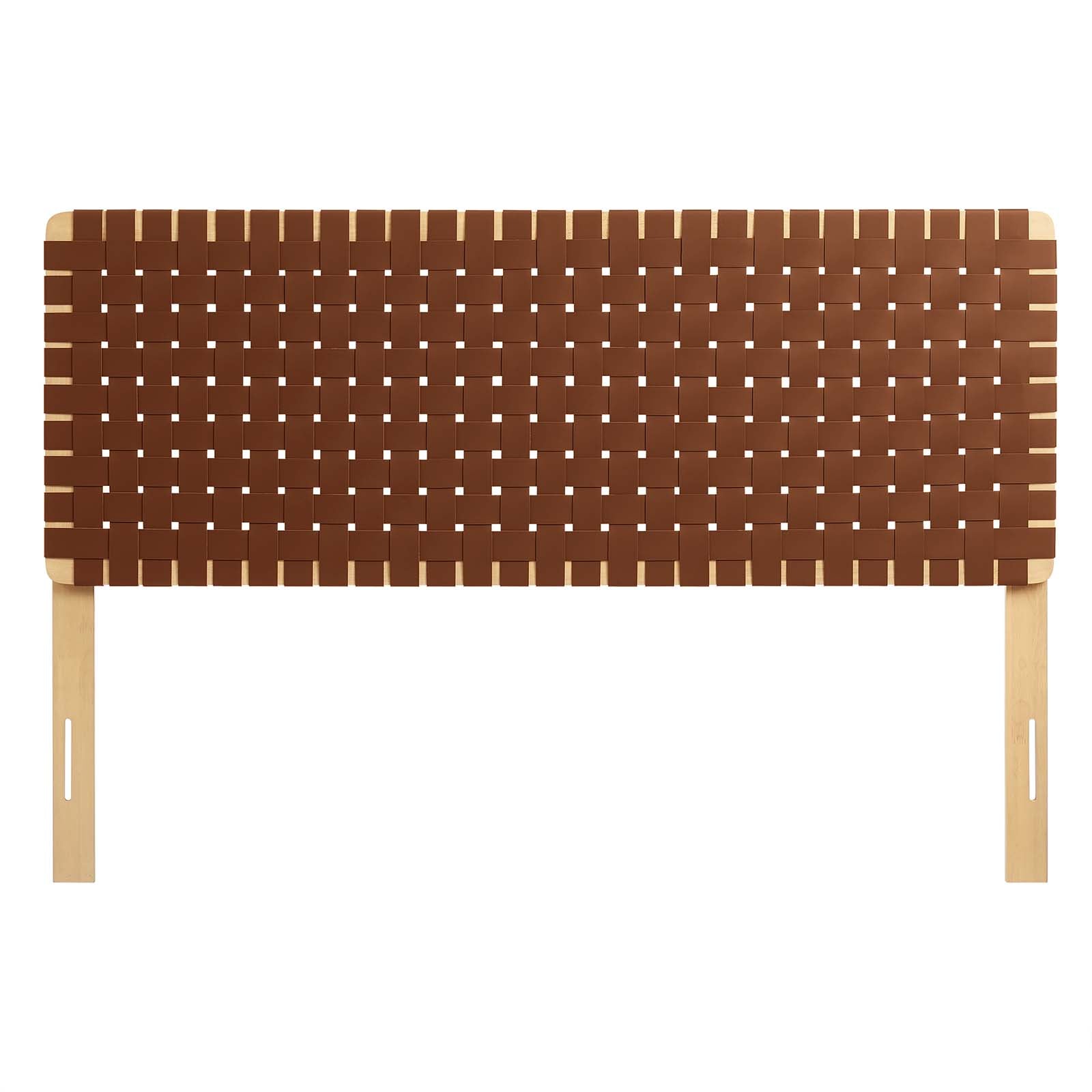 Sparta Woven Vegan Leather Headboard By HouseBean