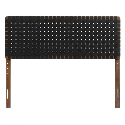 Sparta Woven Vegan Leather Headboard By HouseBean