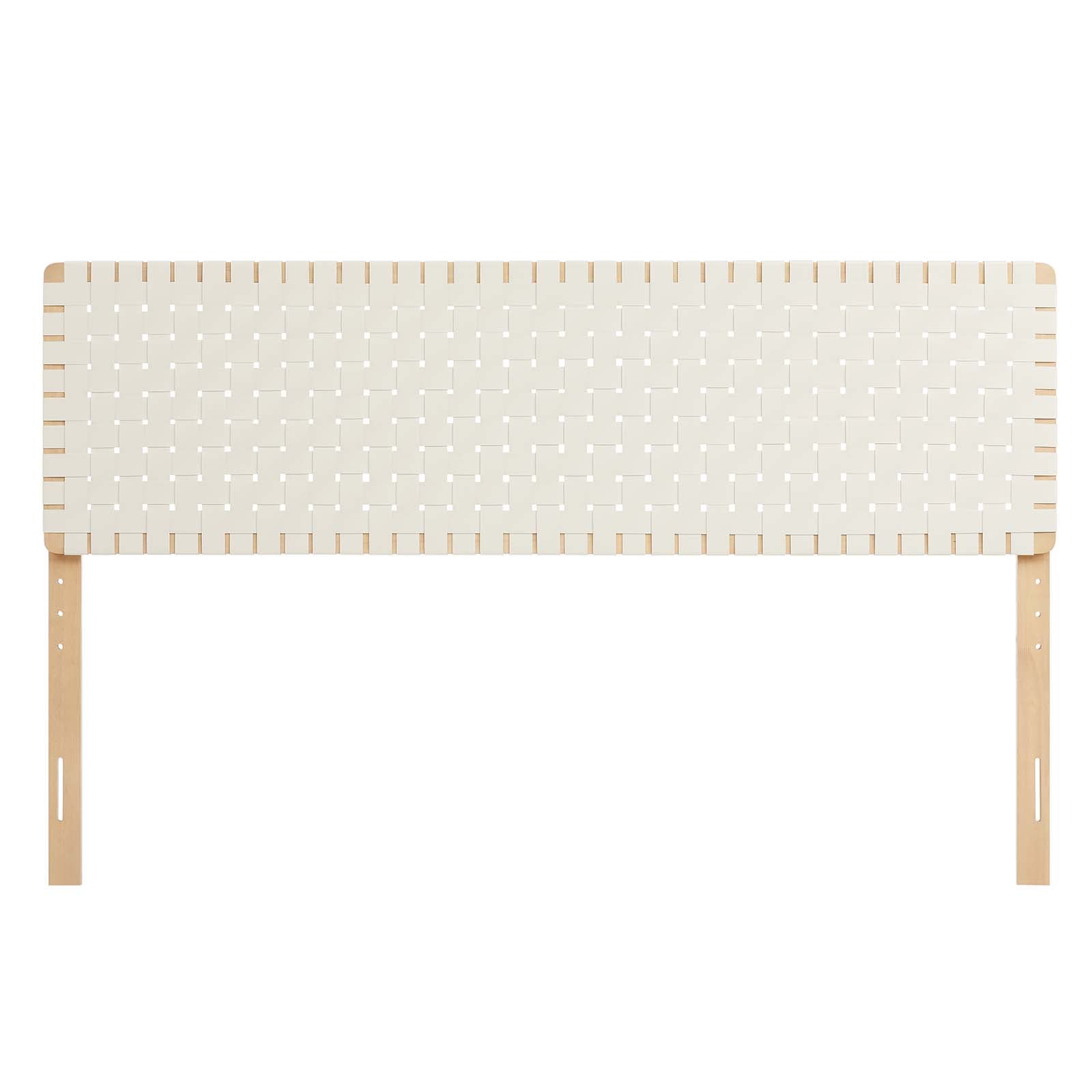 Sparta Woven Vegan Leather Headboard By HouseBean