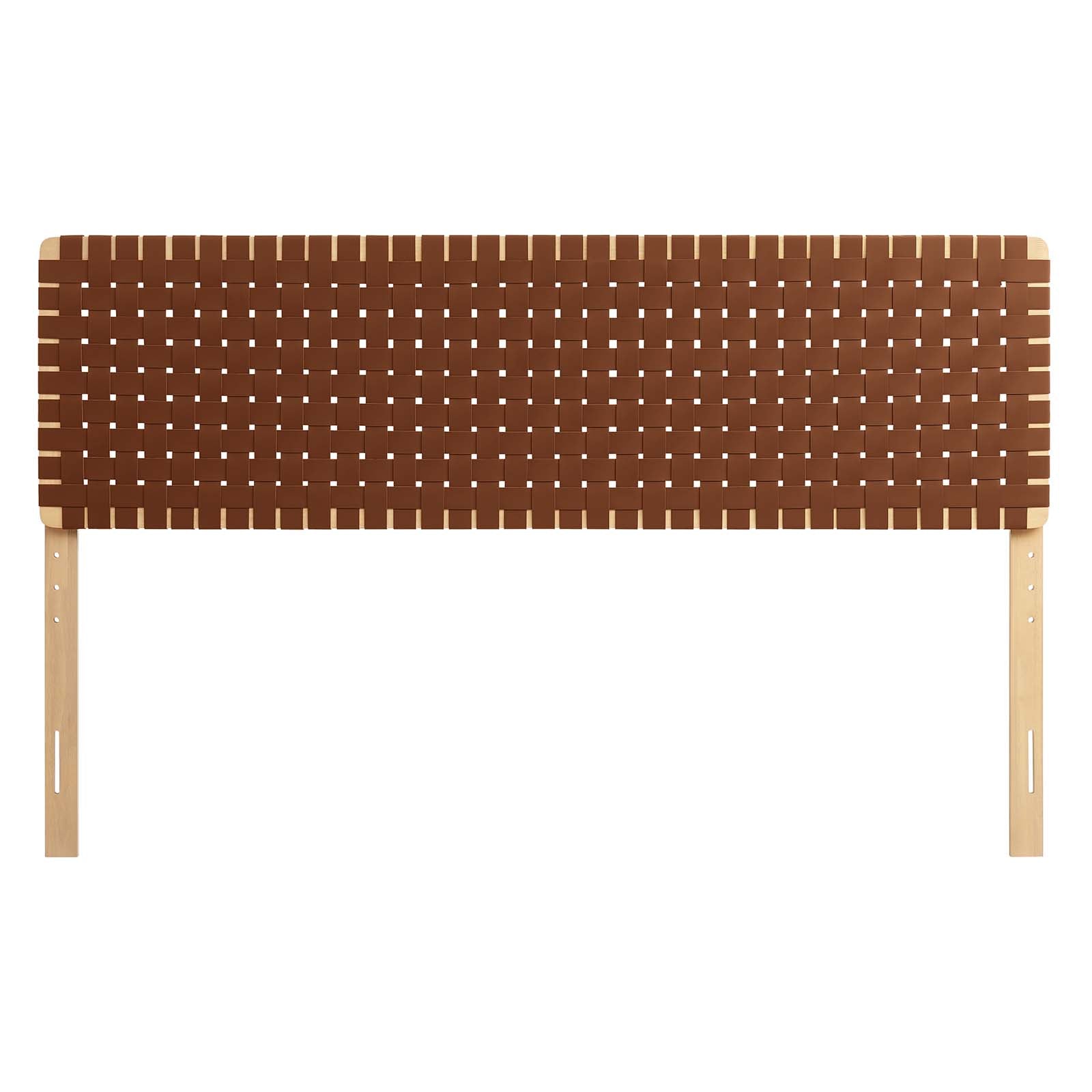 Sparta Woven Vegan Leather Headboard By HouseBean