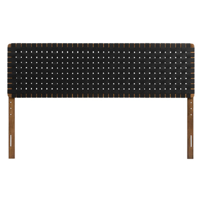 Sparta Woven Vegan Leather Headboard By HouseBean