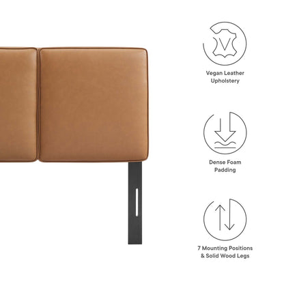 Lindee Vegan Leather Headboard