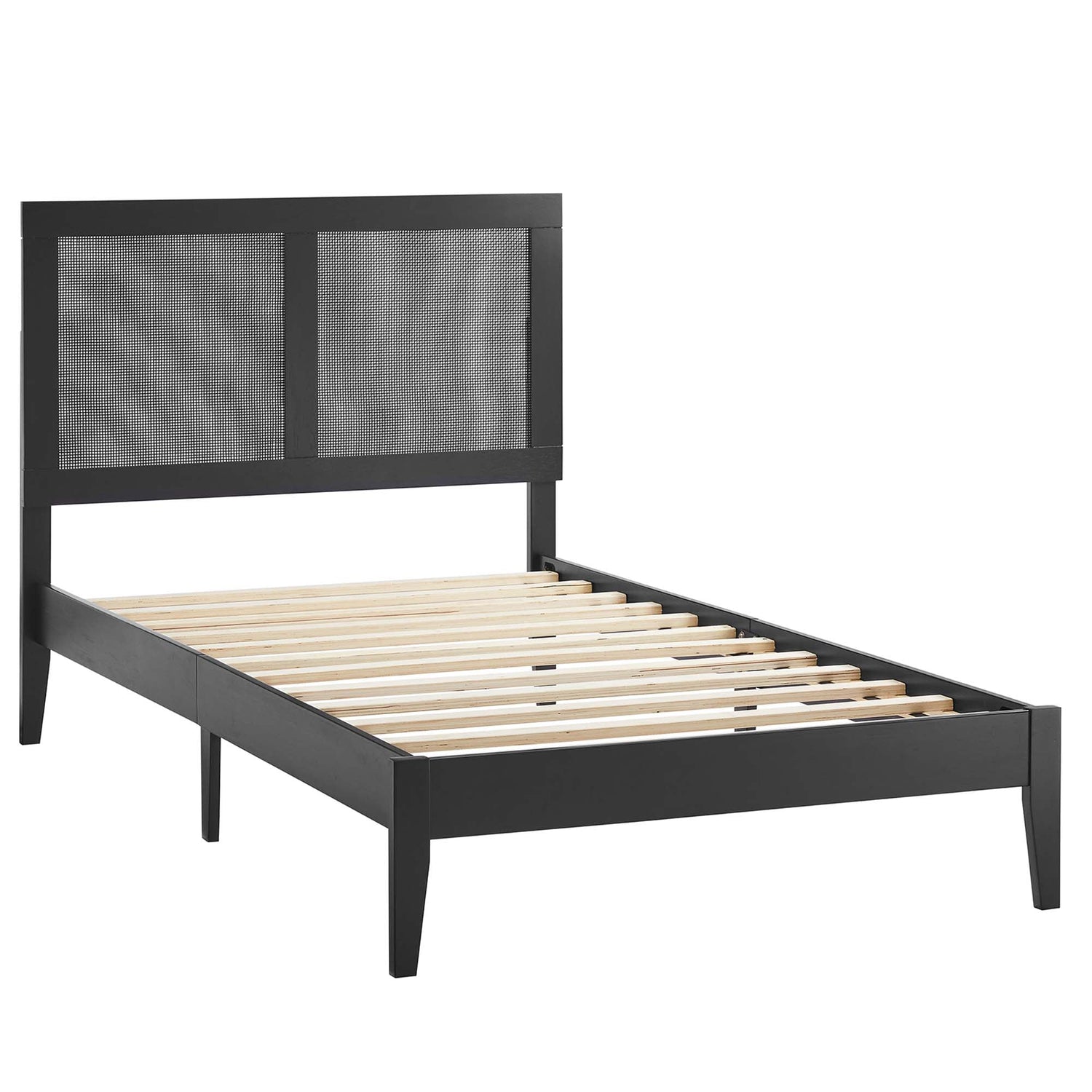 Sirocco Rattan and Wood Platform Bed